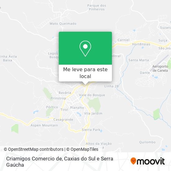 Criamigos Comercio de mapa