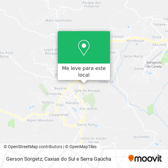 Gerson Sorgetz mapa