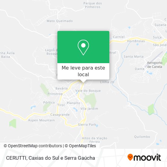 CERUTTI mapa