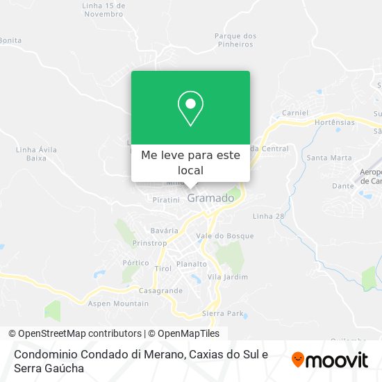Condominio Condado di Merano mapa