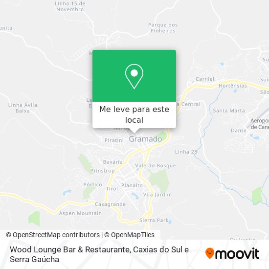 Wood Lounge Bar & Restaurante mapa