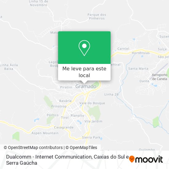 Dualcomm - Internet Communication mapa