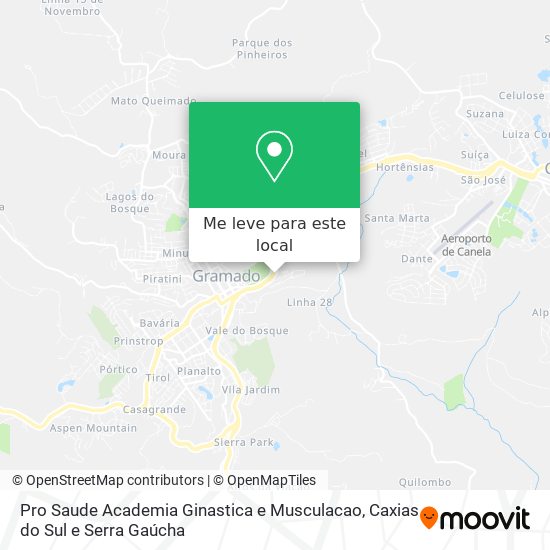 Pro Saude Academia Ginastica e Musculacao mapa