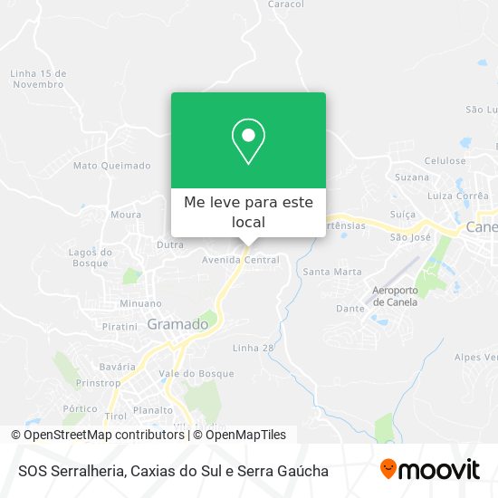 SOS Serralheria mapa