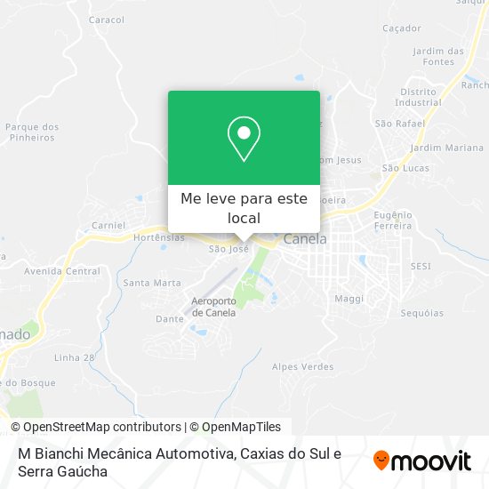 M Bianchi Mecânica Automotiva mapa