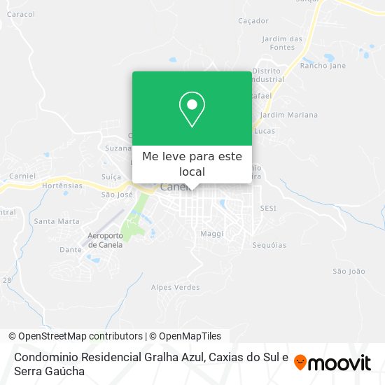 Condominio Residencial Gralha Azul mapa