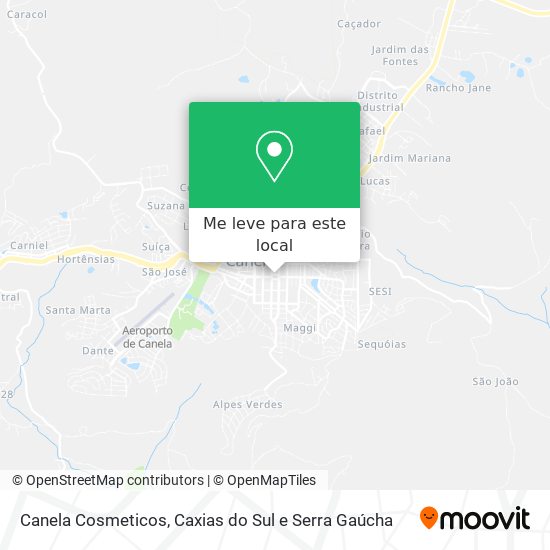 Canela Cosmeticos mapa