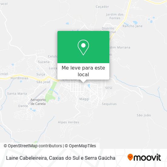 Laine Cabeleireira mapa