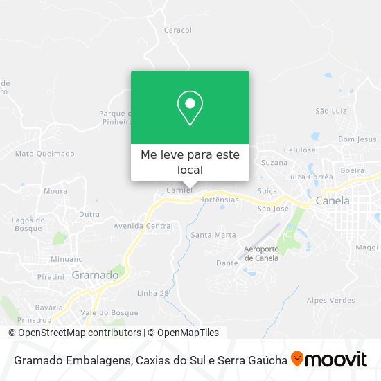 Gramado Embalagens mapa