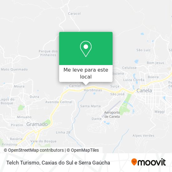 Telch Turismo mapa