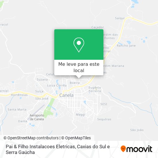 Pai & Filho Instalacoes Eletricas mapa