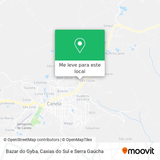 Bazar do Gyba mapa