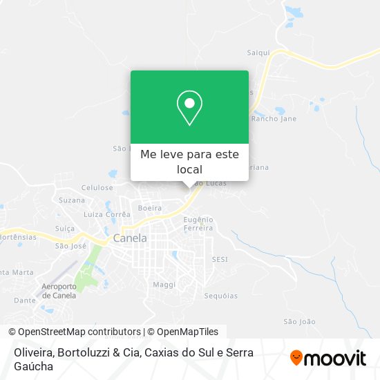Oliveira, Bortoluzzi & Cia mapa