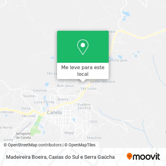 Madeireira Boeira mapa