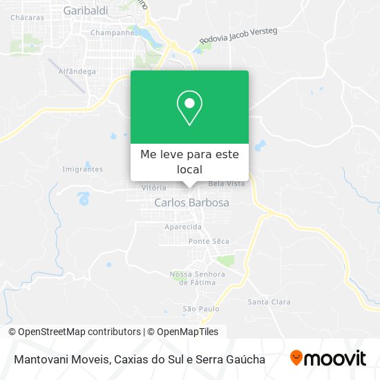 Mantovani Moveis mapa