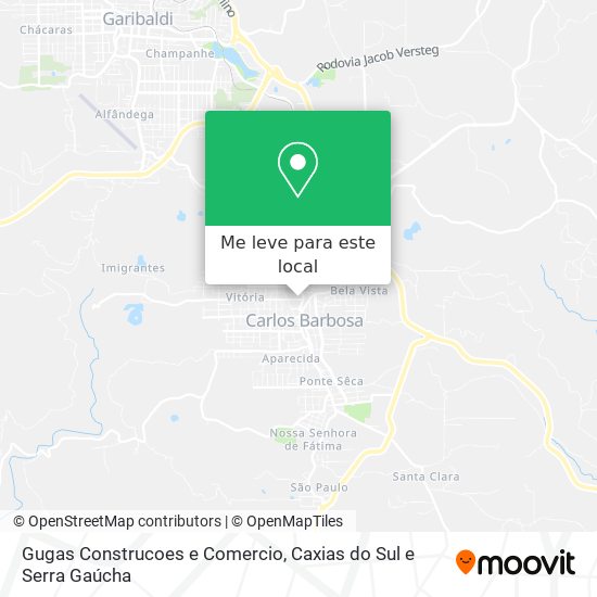 Gugas Construcoes e Comercio mapa