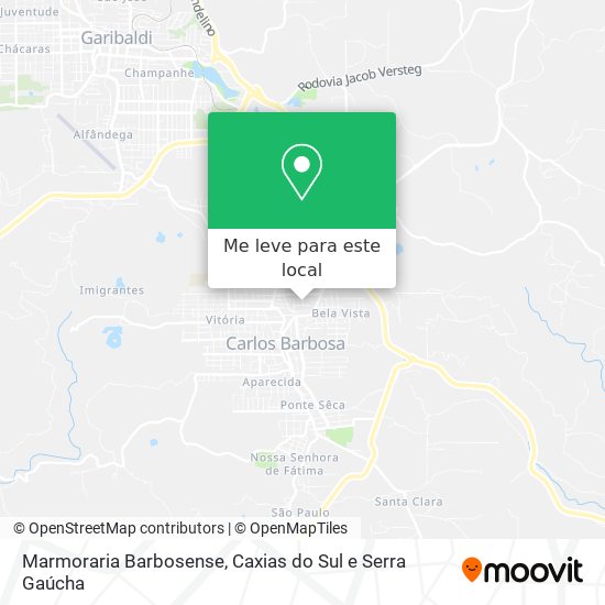 Marmoraria Barbosense mapa