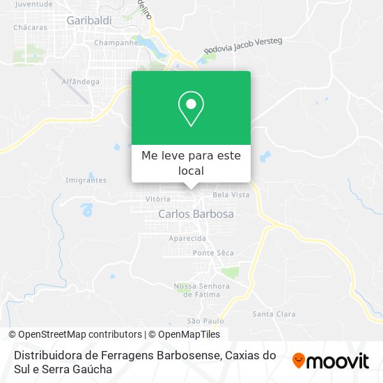 Distribuidora de Ferragens Barbosense mapa