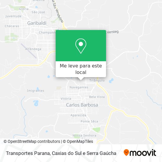 Transportes Parana mapa