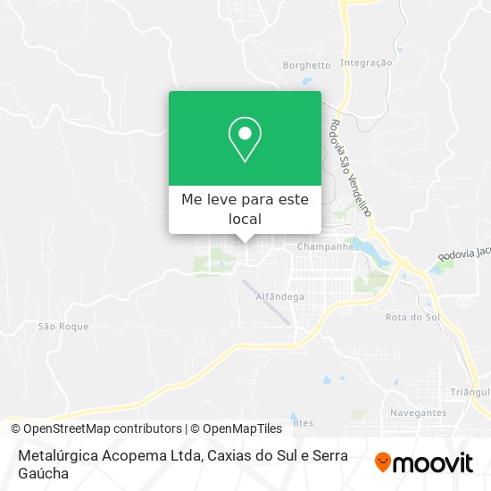 Metalúrgica Acopema Ltda mapa