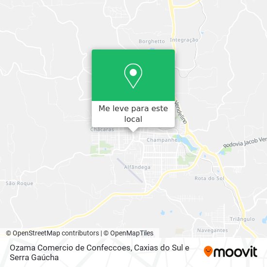 Ozama Comercio de Confeccoes mapa