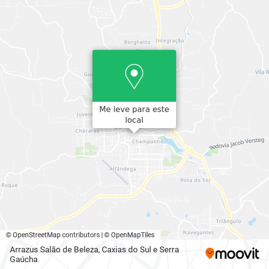 Arrazus Salão de Beleza mapa
