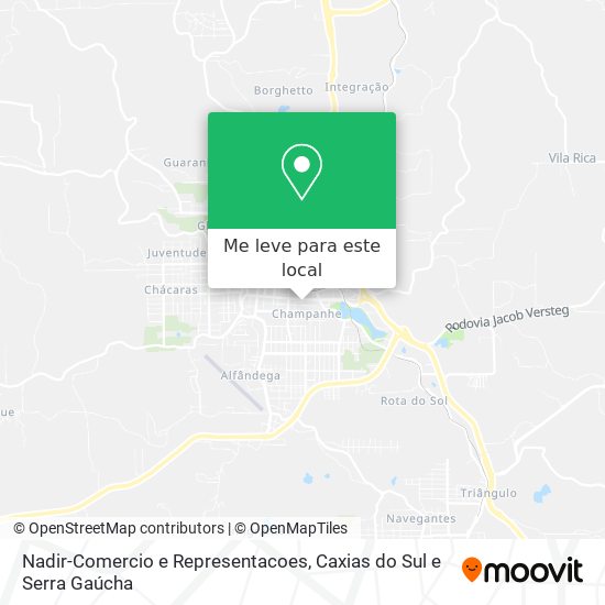 Nadir-Comercio e Representacoes mapa