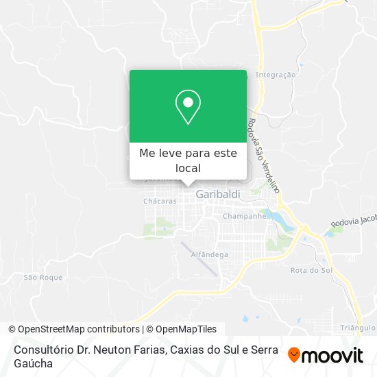 Consultório Dr. Neuton Farias mapa