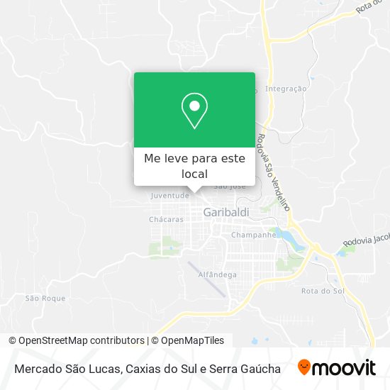 Mercado São Lucas mapa