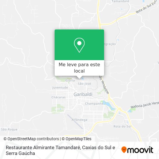 Restaurante Almirante Tamandaré mapa