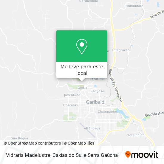 Vidraria Madelustre mapa