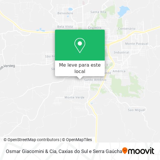 Osmar Giacomini & Cia mapa