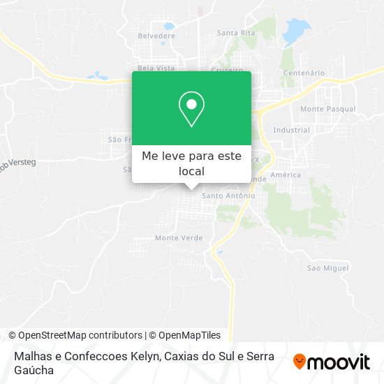 Malhas e Confeccoes Kelyn mapa
