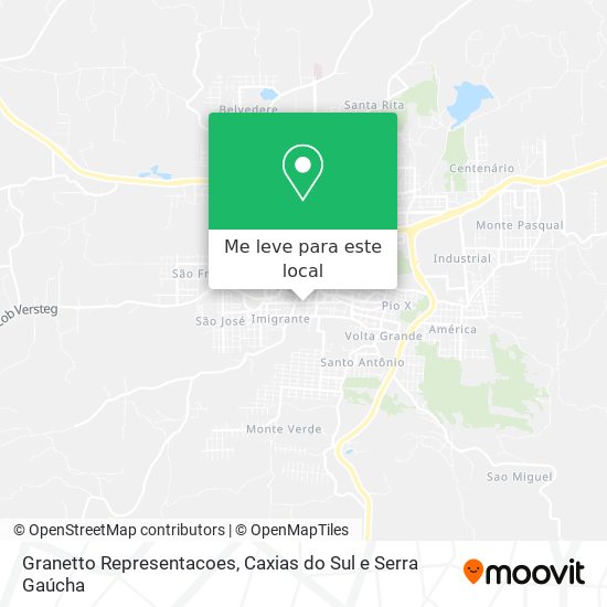Granetto Representacoes mapa