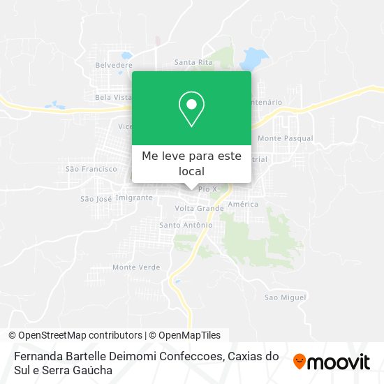 Fernanda Bartelle Deimomi Confeccoes mapa