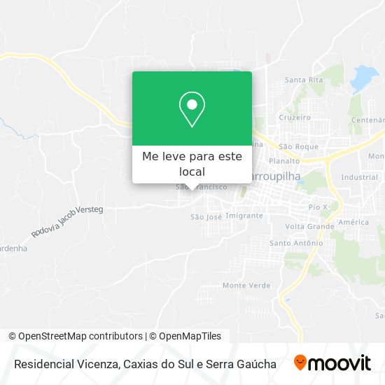 Residencial Vicenza mapa