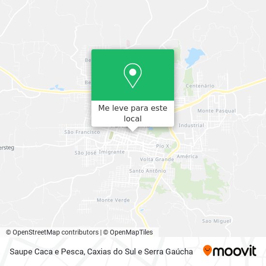 Saupe Caca e Pesca mapa
