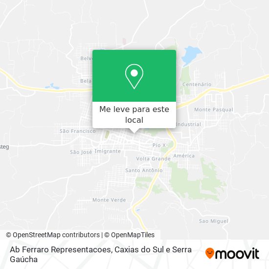 Ab Ferraro Representacoes mapa