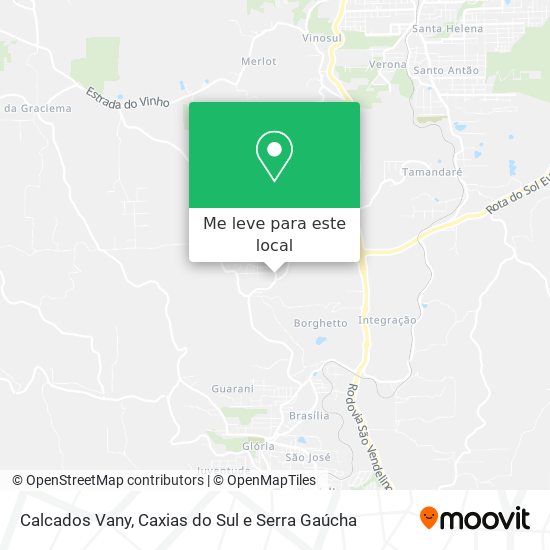 Calcados Vany mapa