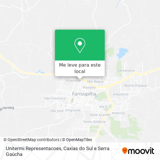 Unitermi Representacoes mapa