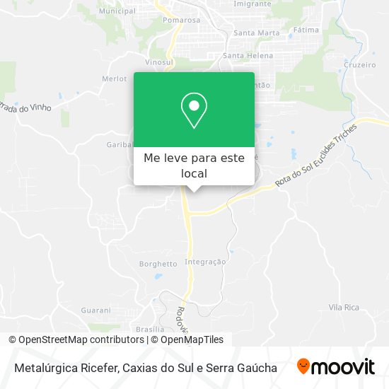 Metalúrgica Ricefer mapa