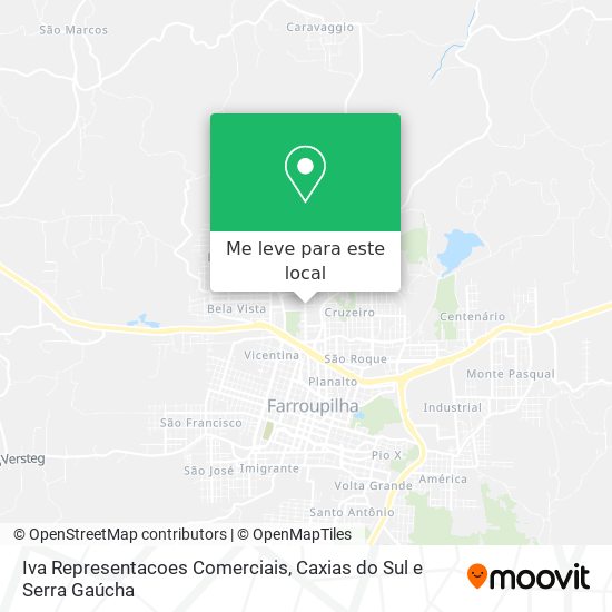 Iva Representacoes Comerciais mapa