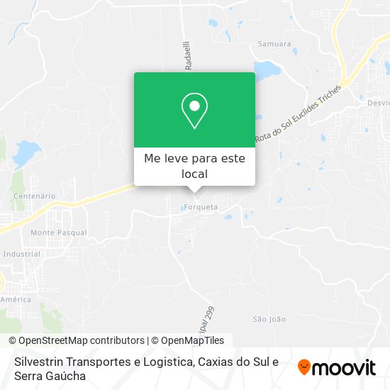 Silvestrin Transportes e Logistica mapa