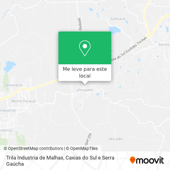 Trila Industria de Malhas mapa