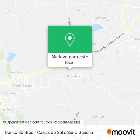 Banco do Brasil mapa