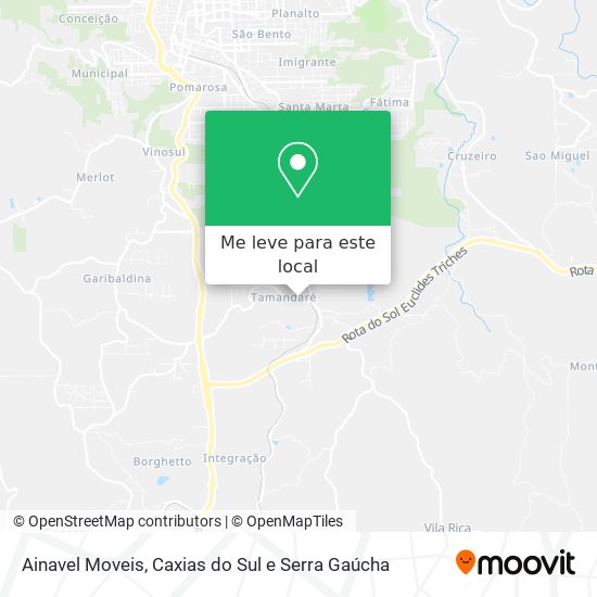 Ainavel Moveis mapa