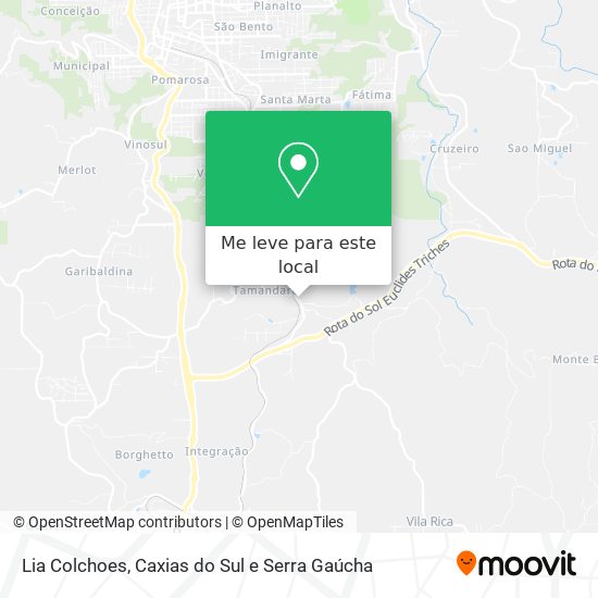 Lia Colchoes mapa