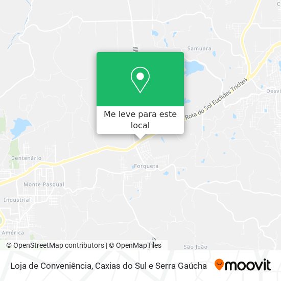 Loja de Conveniência mapa