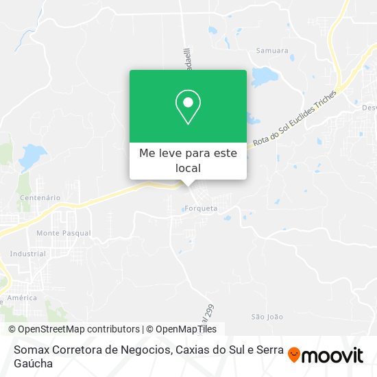 Somax Corretora de Negocios mapa