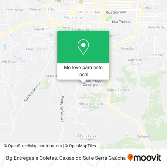 Bg Entregas e Coletas mapa